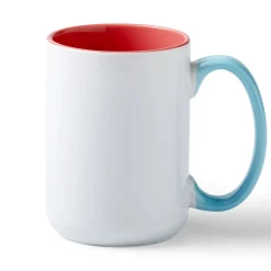 Abgeschrägter Keramiktassen-Rohling - Reef, 425 ml/15 oz. (1 Stk.)