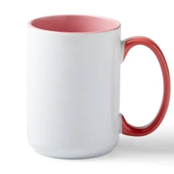 Abgeschrägter Keramiktassen-Rohling - Miami, 425 ml/15 oz. (1 Stk.)