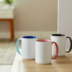 Abgeschrägter Keramiktassen-Rohling- 425ml/15oz. (1Stk.)