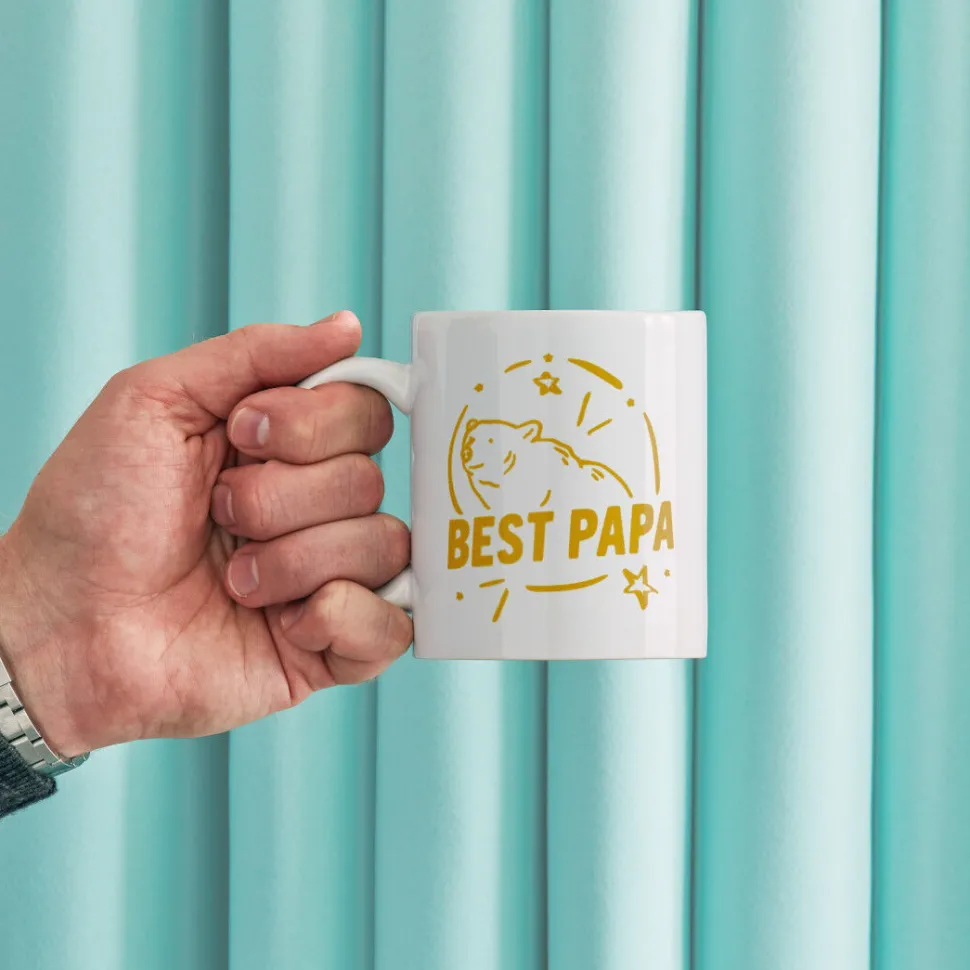 Ceramic Mug Blank, White - 12 oz/350 ml (6 ct)