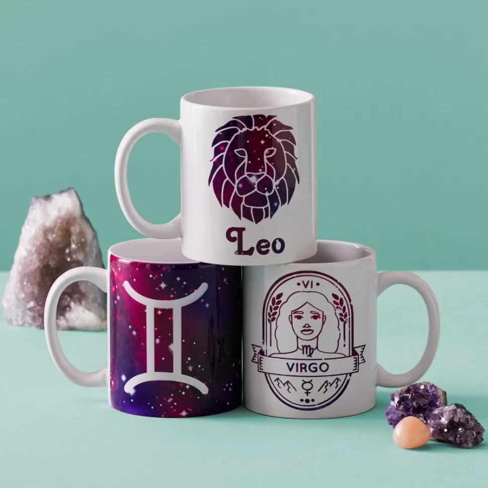 Ceramic Mug Blank, White - 12 oz/350 ml (6 ct)