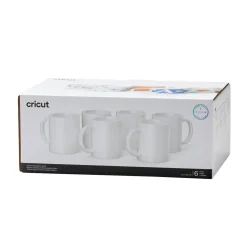 Ceramic Mug Blank, White - 12 oz/350 ml (6 ct)
