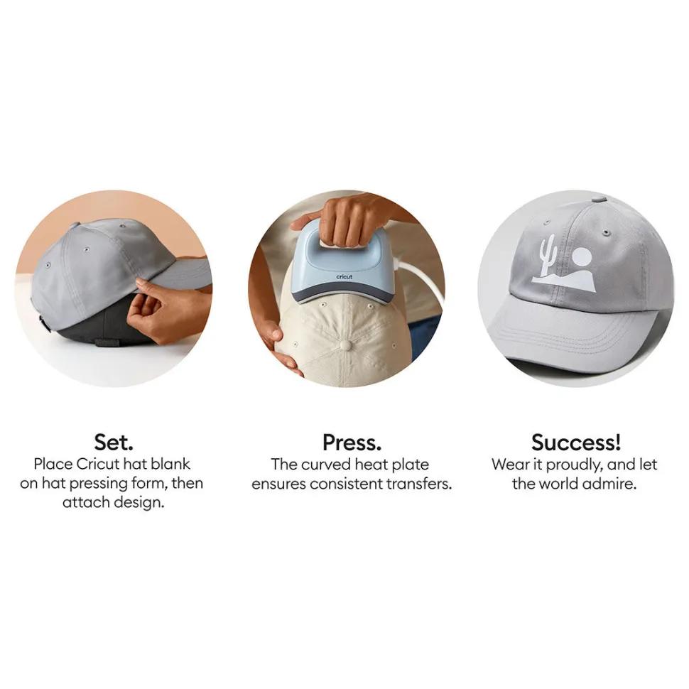 Cricut Baseball-Cap-Rohling, grau (1 Stk.)