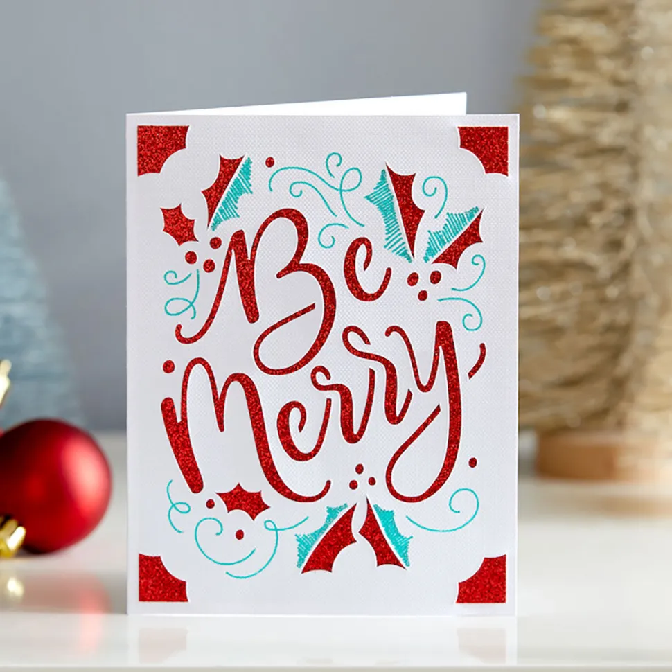 Cricut Joy™ Einlegekarten, Glitzer und Glam, Sampler