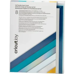 Cricut Joy™ Foil Transfer Insert Cards, Blue Lagoon Sampler - A2