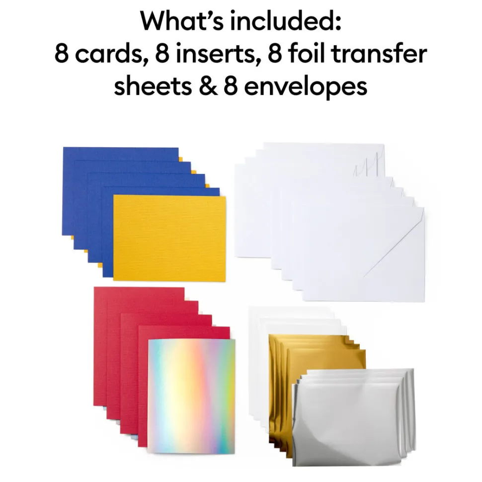 Cricut Joy™ Foil Transfer Insert Cards, Celebration Sampler - A6