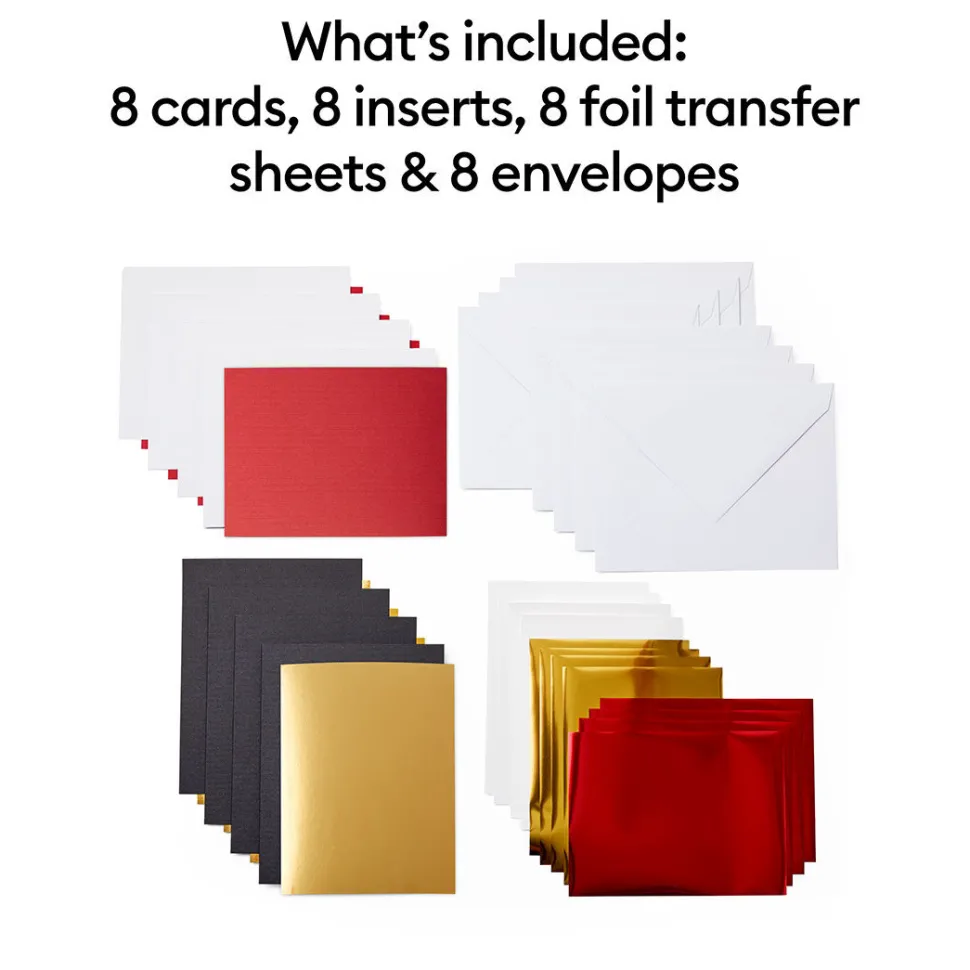 Cricut Joy™ Foil Transfer Insert Cards, Royal Flush - A6