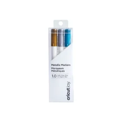 Cricut Joy™ Metallic-Marker 1.0, Gold/Silber/Blau (3 Stück)