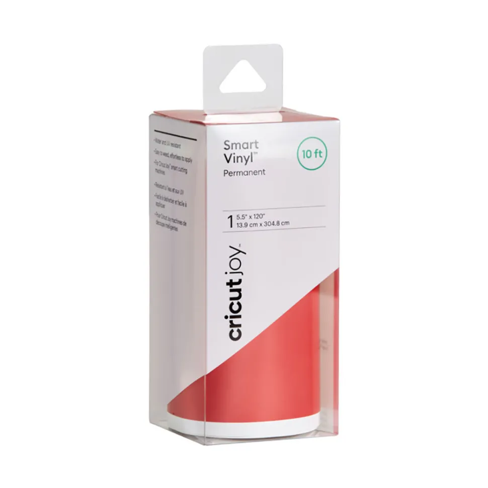 Cricut Joy™ Smart Vinyl™ - permanente Vorteilsrolle (3 m), Tomatenrot
