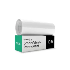 Cricut Joy™ Smart Vinyl™ - permanentes Vinyl ohne Schneidematte(3 m / 10 Fuß), Weiß