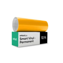 Cricut Joy™ Smart Vinyl™ - permanentes Vinyl ohne Schneidematte(3 m / 10 Fuß), Maisgelb
