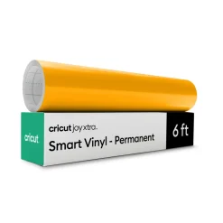 Cricut Joy Xtra™ Smart Vinyl™ - permanentes Vinyl ohne Schneidematte(1,8 m / 6 Fuß), Maisgelb