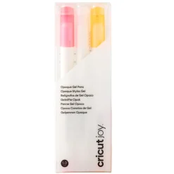 CricutJoy™ hochdeckende Gelstifte 1,0mm, Pink/Weiß/Orange (3Stk.)