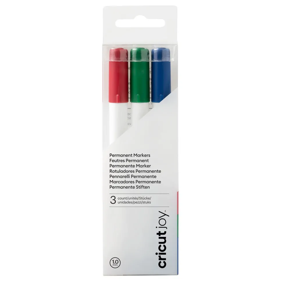 CricutJoy™ permanente Metallic-Stifte 1,0mm, Rot/Grün/Blau (3Stk.)
