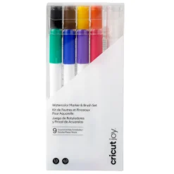 CricutJoy™ Set mit Aquarellstiften& -pinsel (9Stk.)