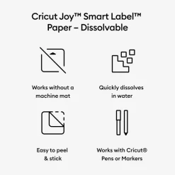 CricutJoy™ SmartLabel™ Papier- auflösbar, Weiß