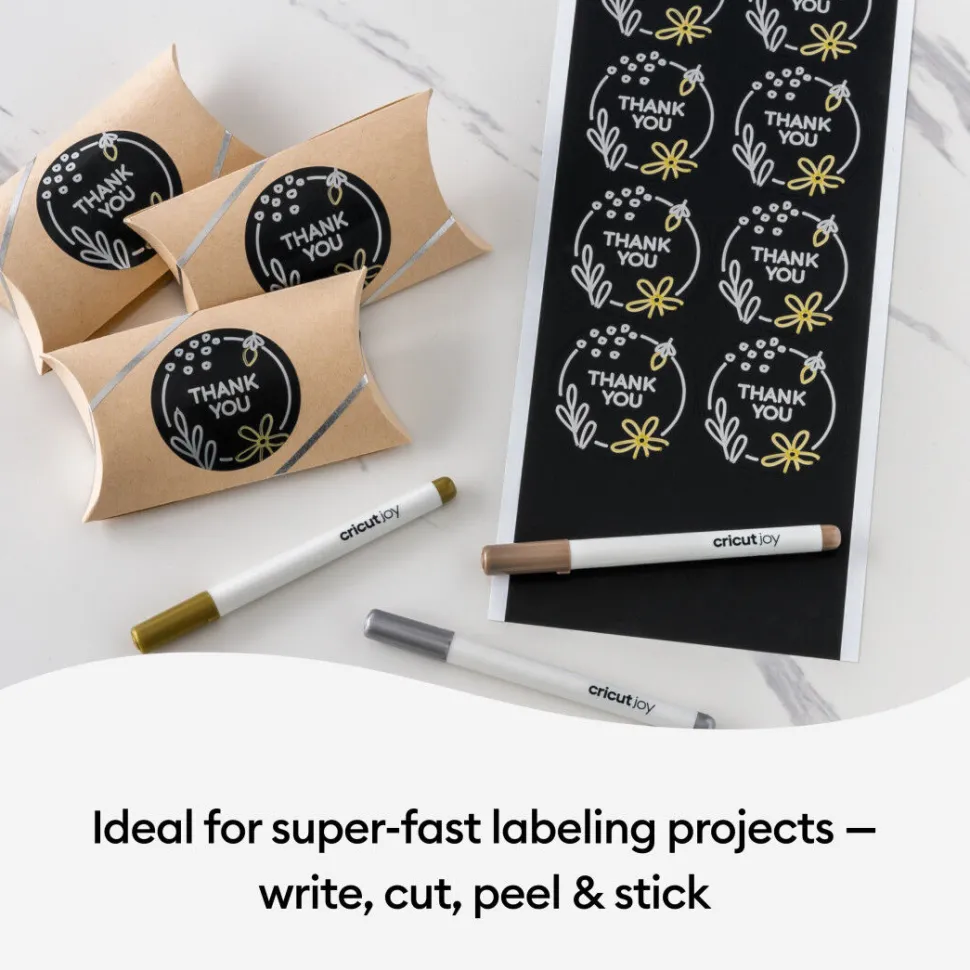 CricutJoy™ SmartLabel™beschreibbares Vinyl- ablösbar, Schwarz