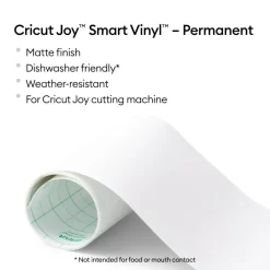 CricutJoy™ SmartVinyl™- Permanent Matte, Weiß