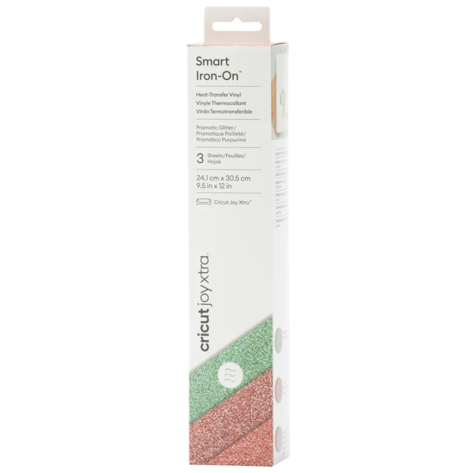 CricutJoyXtra™ SmartIron-On™ mit prismatischem Glitzer, Meeresglitzern-Musterset (3Stk.)