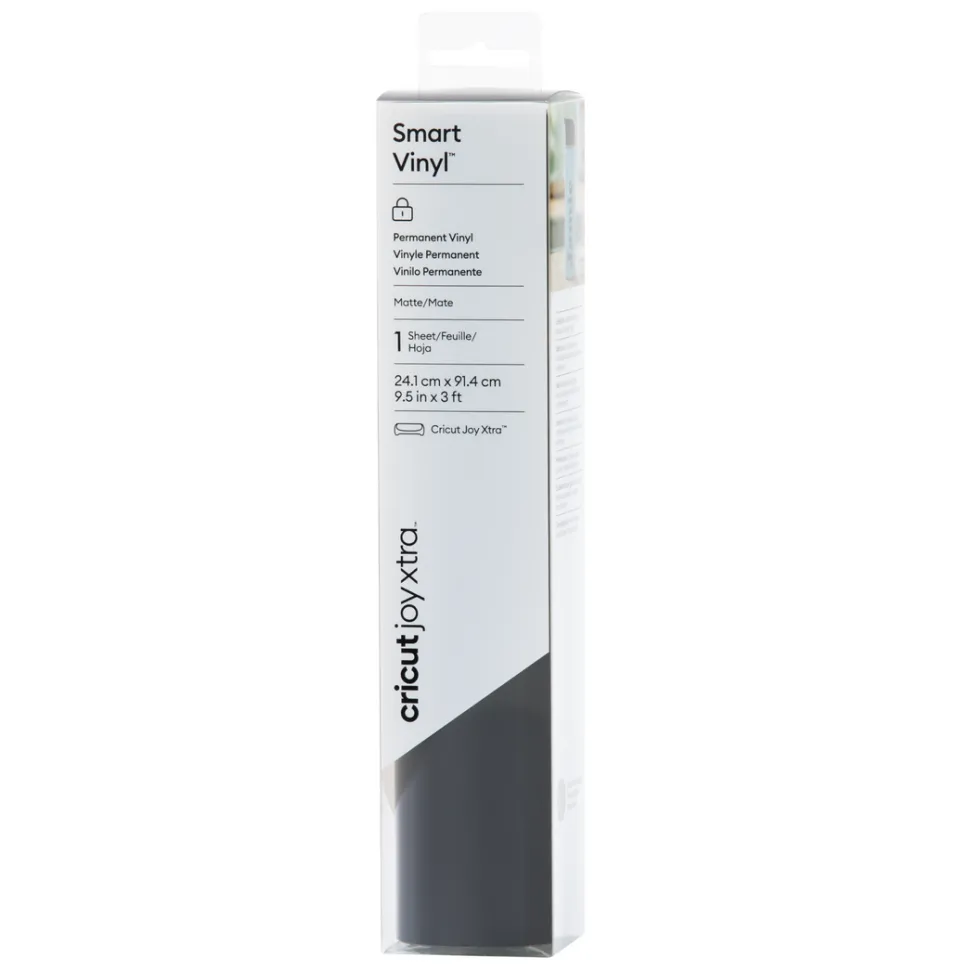 CricutJoyXtra™ SmartVinyl™- permanent, Schwarz (24,1cmx 91,4cm)