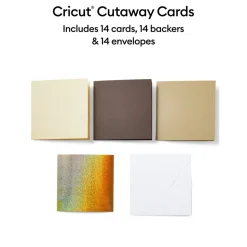 Cutaway Cards, Neutral-Musterset- S40 (14 ct)
