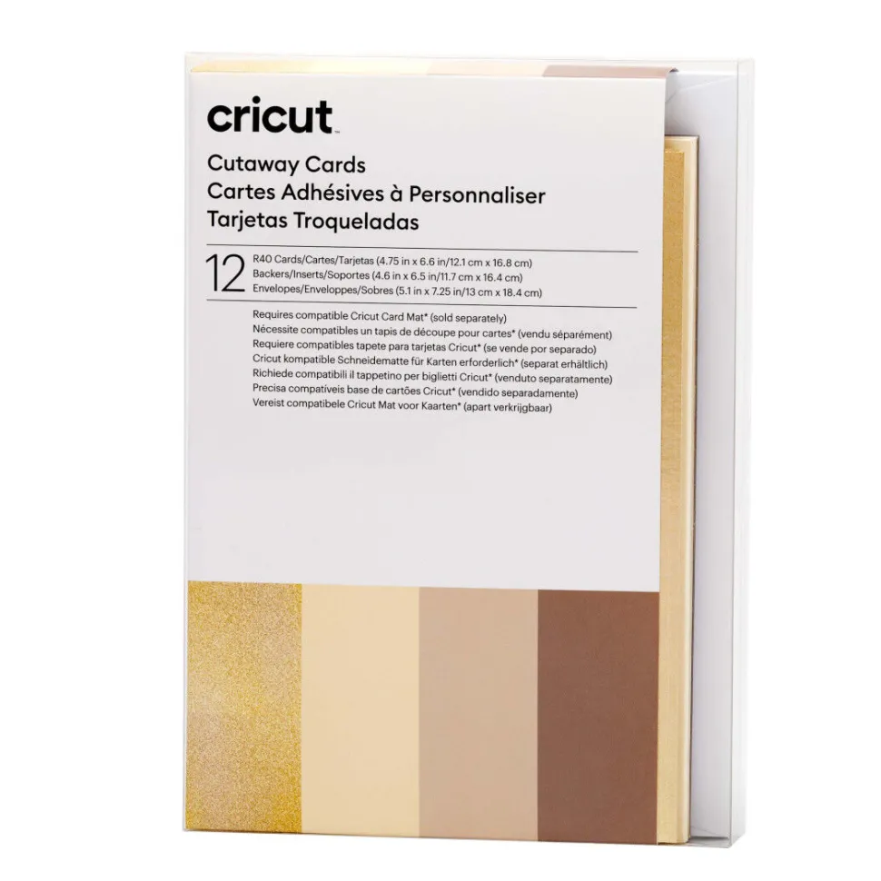 Cutaway Cards, Neutral-Musterset- R40 (12ct)