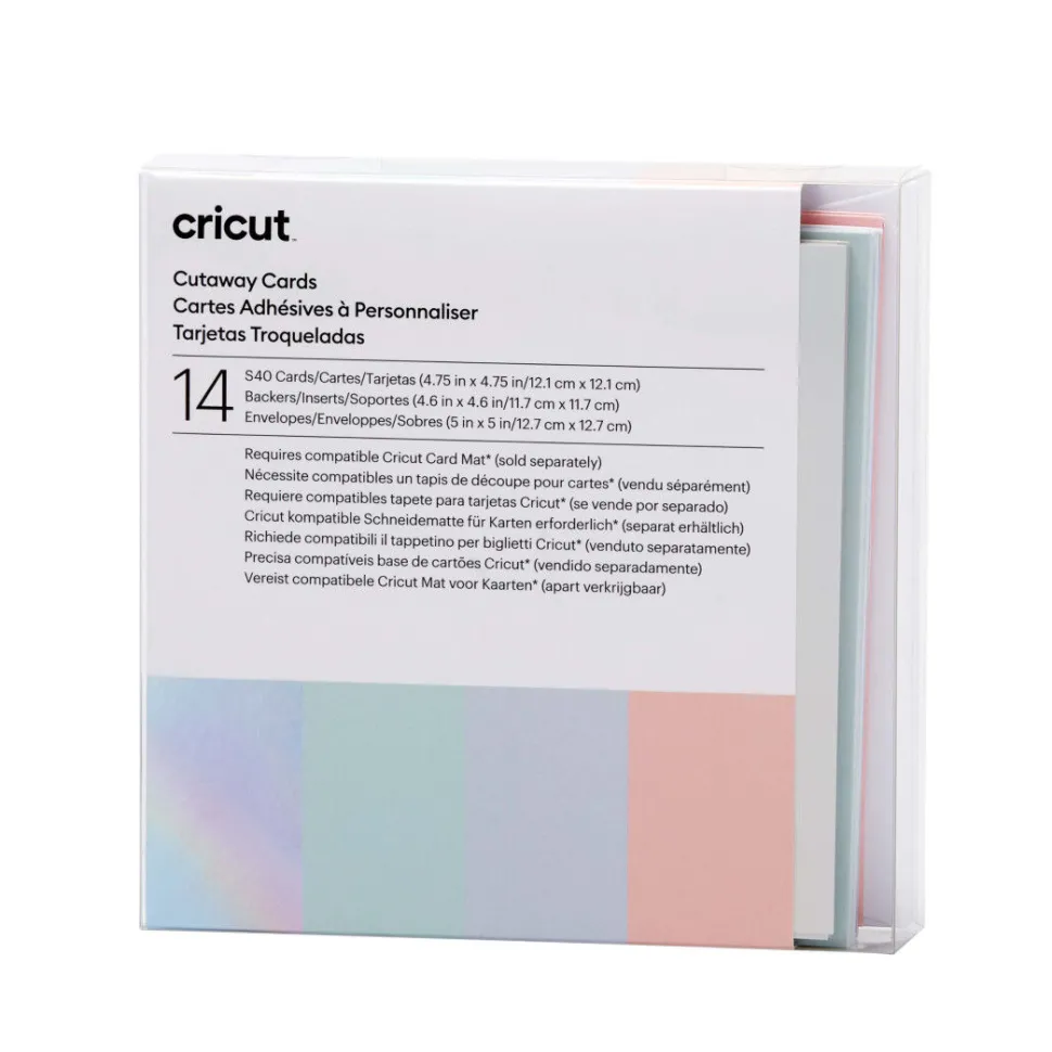 Cutaway Cards, Pastell-Musterset- S40 (14 ct)