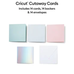 Cutaway Cards, Pastell-Musterset- S40 (14 ct)
