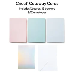 Cutaway Cards, Pastell-Musterset- R40 (12ct)