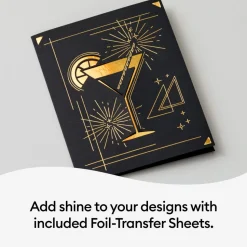 Einlegekarten für Folientransfers, Royal-Flush-Musterset- S40 (14ct)