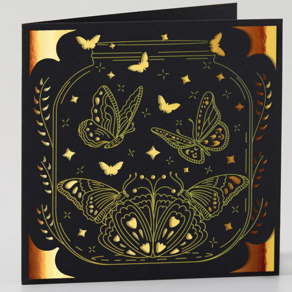 Einlegekarten für Folientransfers, Royal-Flush-Musterset- S40 (14ct)