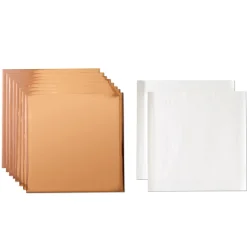Folientransferbögen, Ros&eacute;gold (8 Stk.)