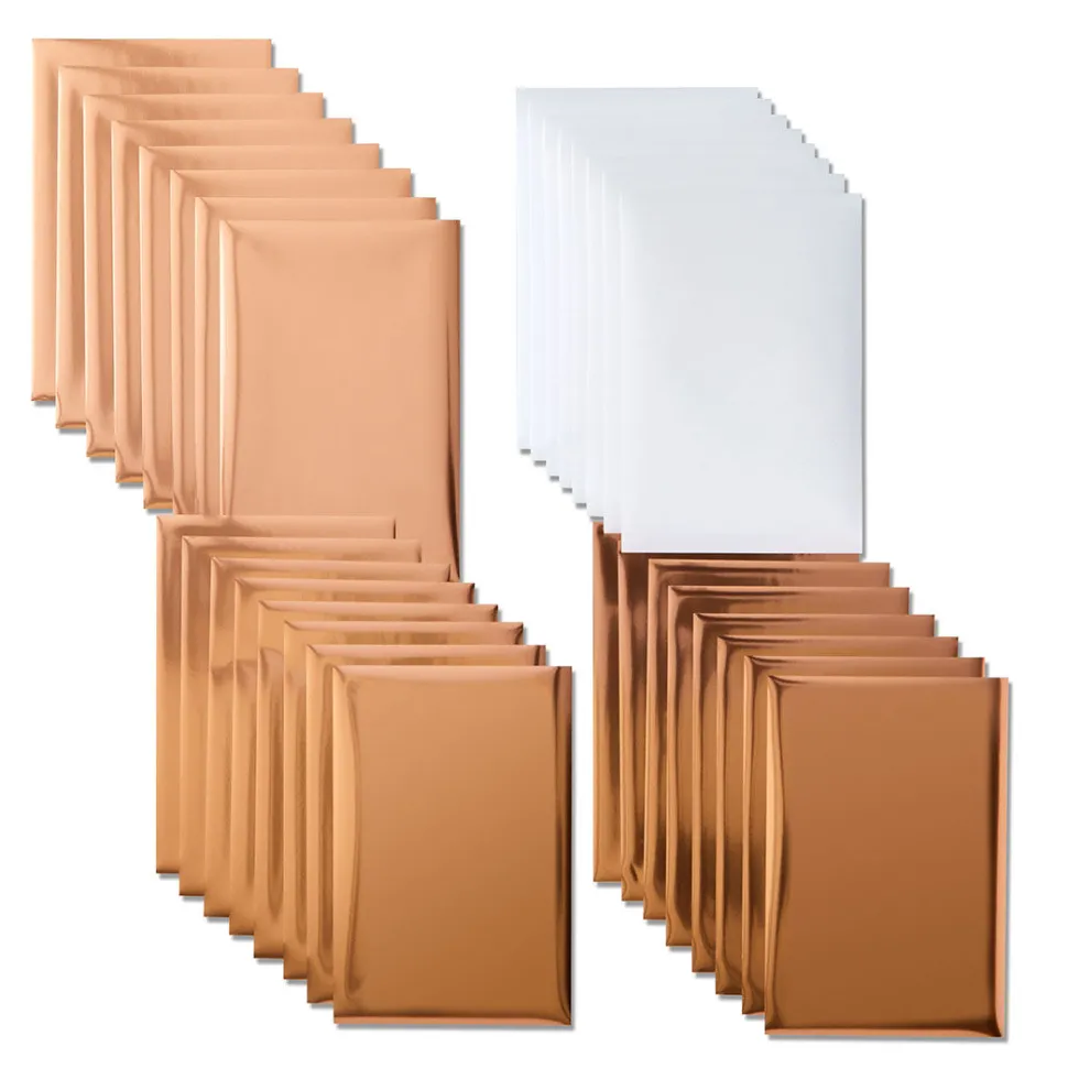 Folientransferbogen, Rotgold (24 Stück)