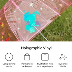 Holografische Vinylfolie (1,2 m / 4 Fuß)