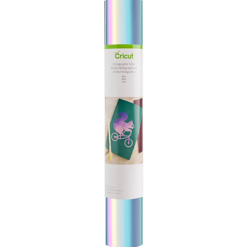 Holografisches Vinyl, Blau