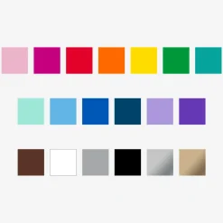 Iron-On im Vorteilspack, Regenbogen-Musterset - 30,5 x 30,5 cm (12 Zoll x 12 Zoll) (20 Stk.)