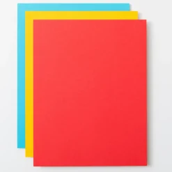 Karton im Vorteilspack, Musterset Kräftige Regenbogenfarben - 21,6 x 27,9 cm (8,5 x 11 Zoll) (80 Stk.)