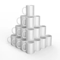 Keramikbecher-Rohling, Weiß - 425 ml/15 oz. (36 Stück)