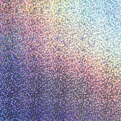 Premium Vinyl, Permanent, holografischer Glanz, Silber 30,5cm × 122 cm (12" x 48")