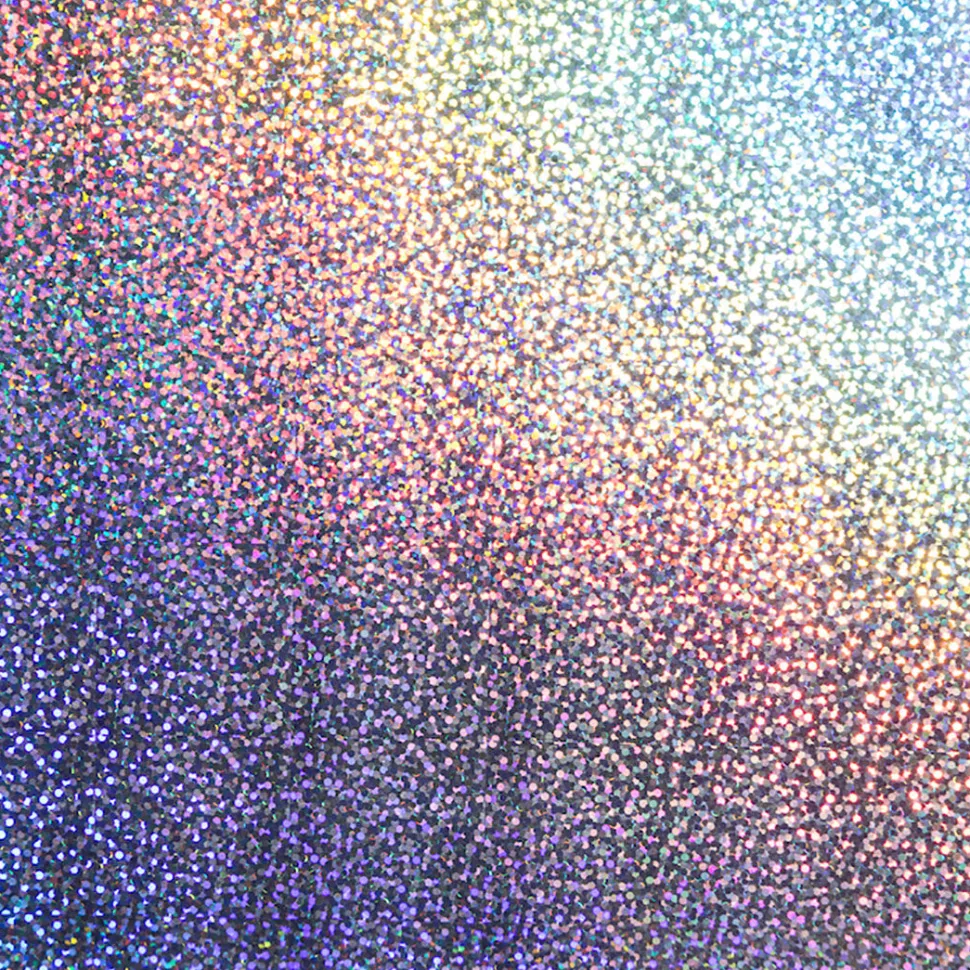 Premium Vinyl, Permanent, holografischer Glanz, Silber 30,5cm × 122 cm (12" x 48")