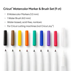 Set mit Aquarellstiften& -pinsel (9Stk.)