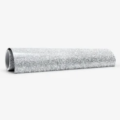 Smart Iron-On, Glitter, Silver 5 ft