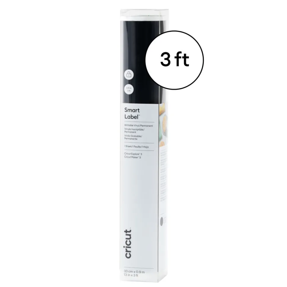 SmartLabel™beschreibbares Vinyl- permanent (0,9cm; 3Fuß)