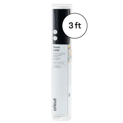 SmartLabel™beschreibbares Vinyl- permanent, Schwarz (0,9cm; 3Fuß)