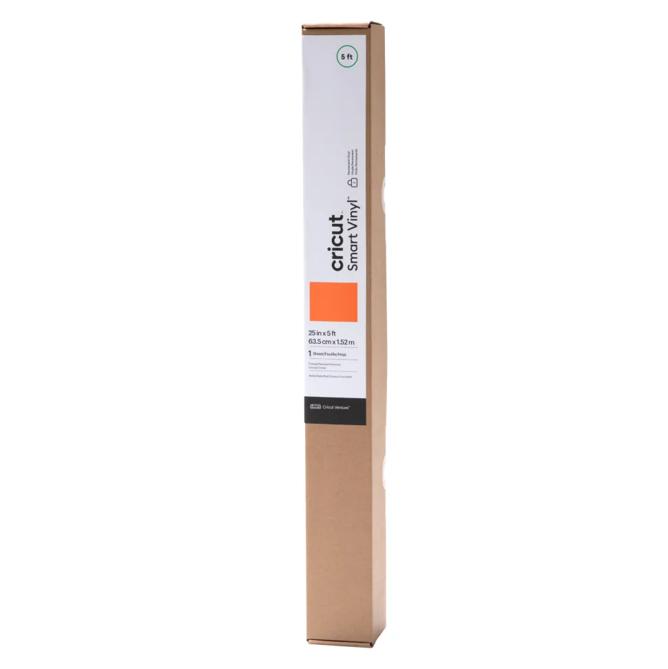 SmartVinyl™- permanent, Orange 63,5cmx 1,5m (25Zollx 5Fuß)