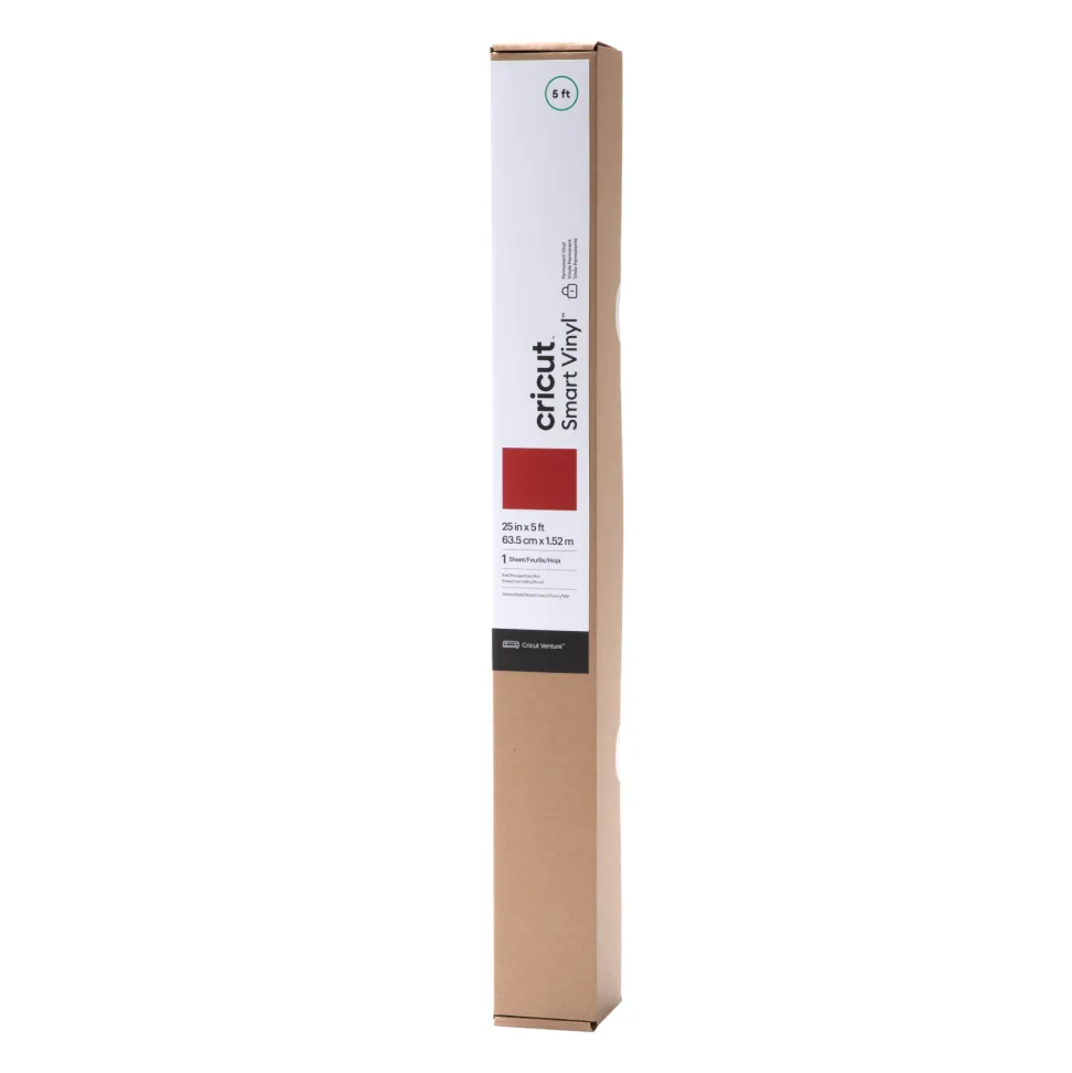 SmartVinyl™- permanent, Rot 63,5cmx 1,5m (25Zollx 5Fuß)
