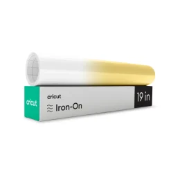 UV-aktiviertes Iron-On mit Farbveränderung, Weiß-Gelb