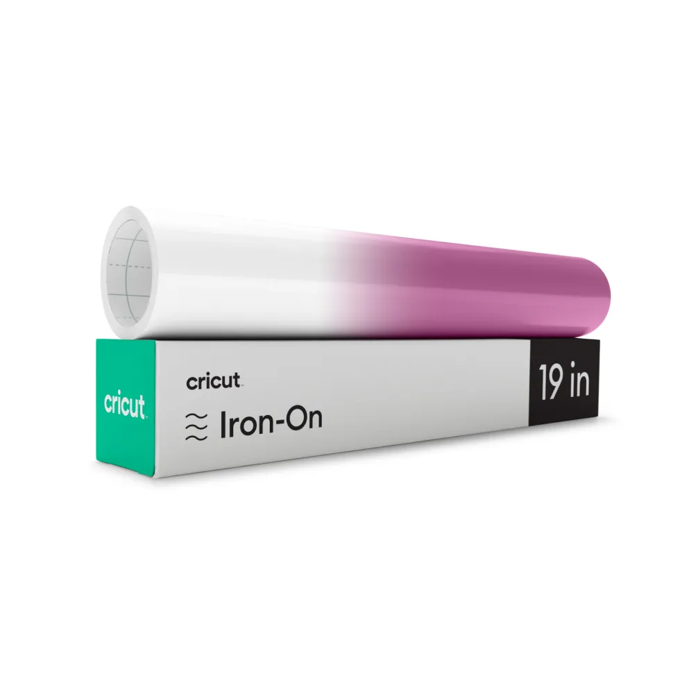 UV-aktiviertes Iron-On mit Farbveränderung, Weiß-Rosa